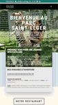 Mobile Screenshot of parc-saint-leger.com